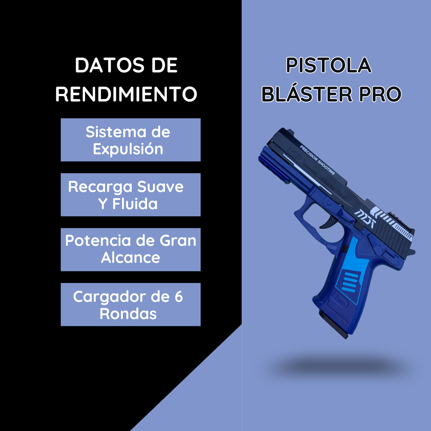 Pistola con Expulsión de Cartuchos Antiestrés